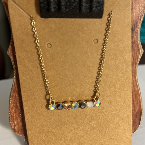 RHINESTONE CHOKER NECKLACE | FREE SHIPPING - Picture 3 of 3